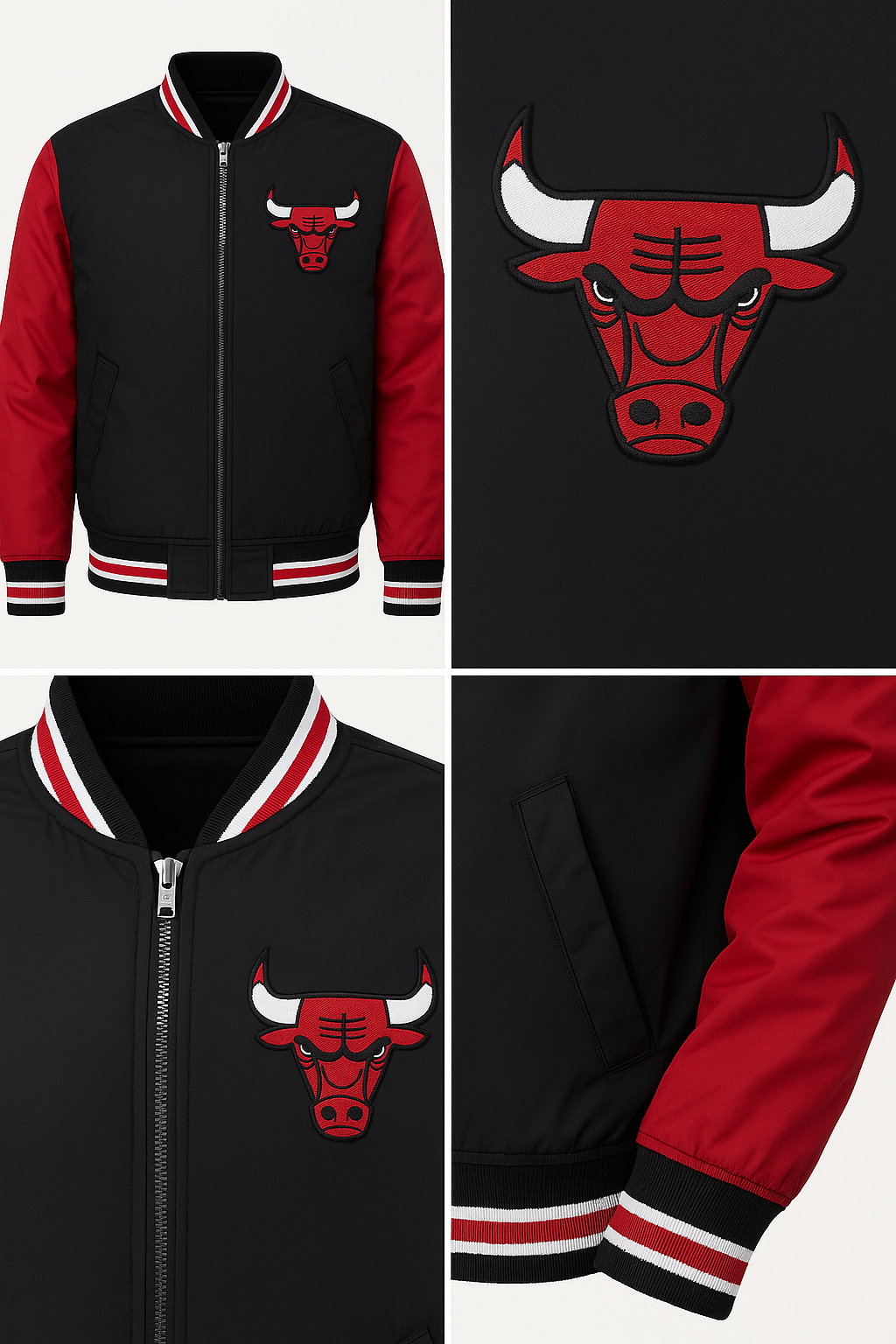 N.E. Varsity Jacket - Chicago Bulls