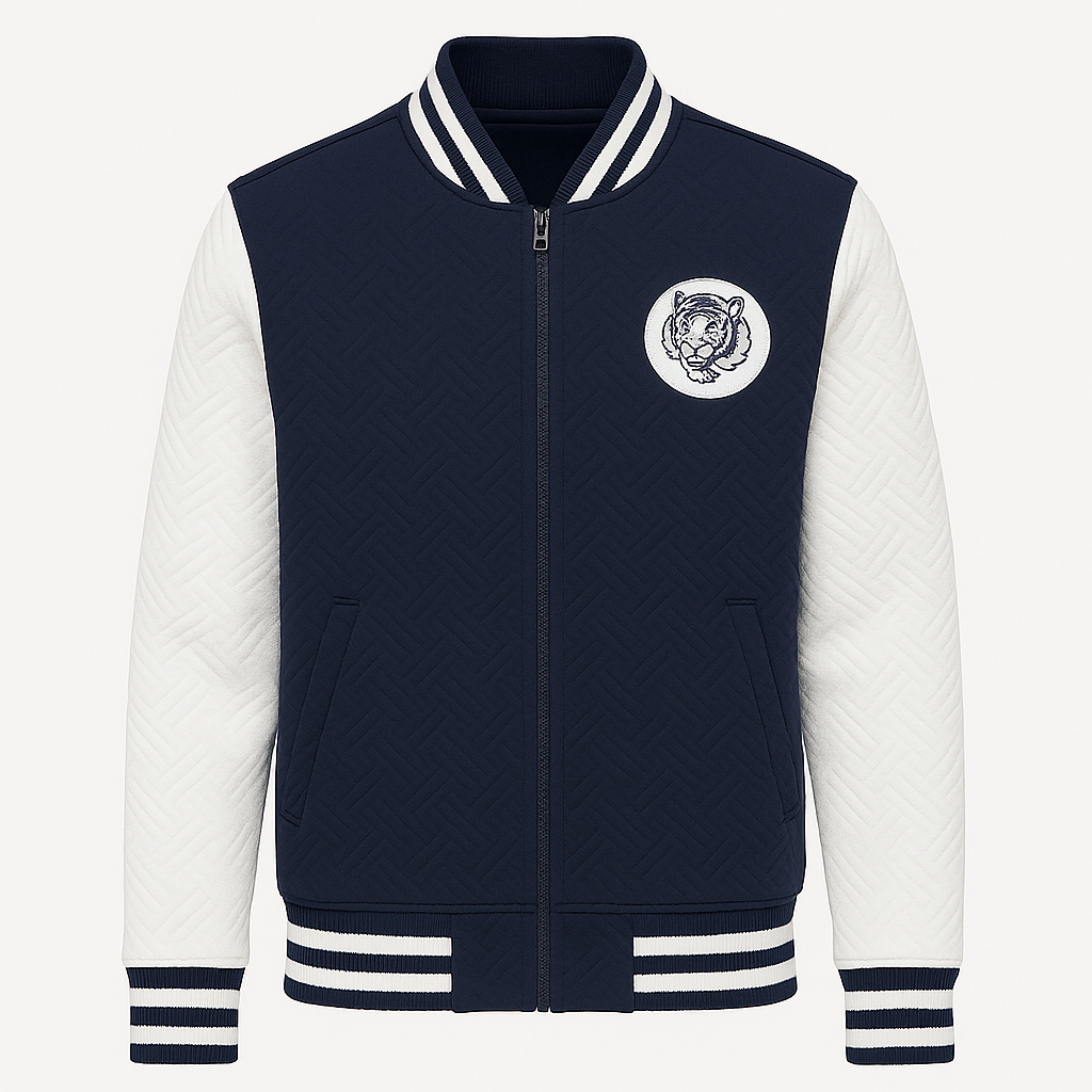 N.E. Zipper Hoodie - Wild Tigers