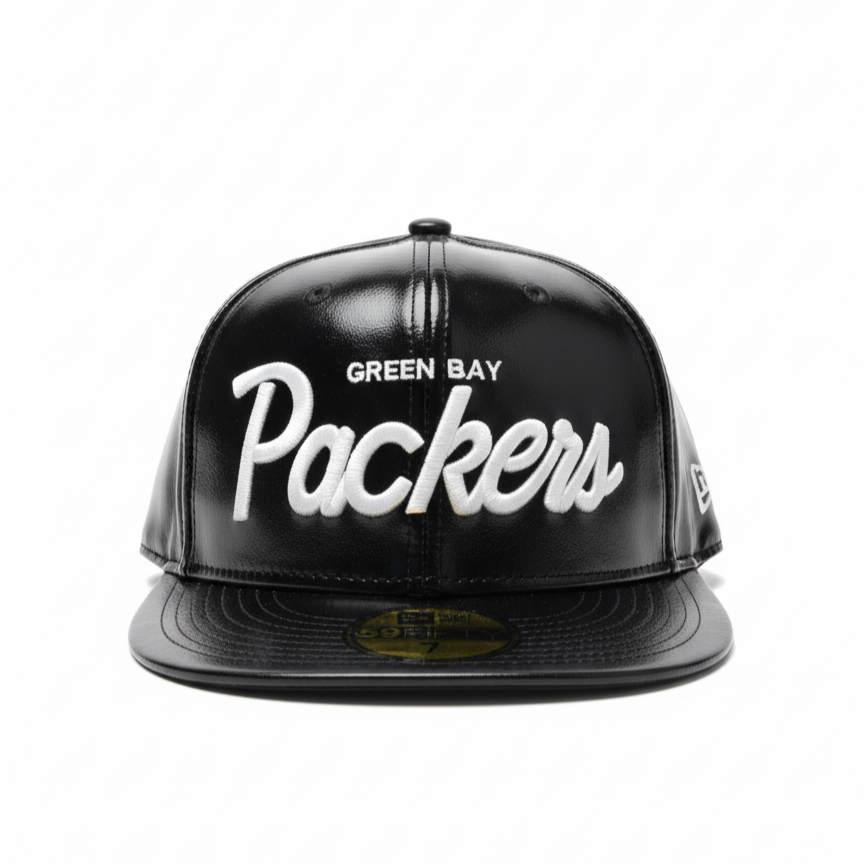 GB PACKERS - BLACK LEATHER